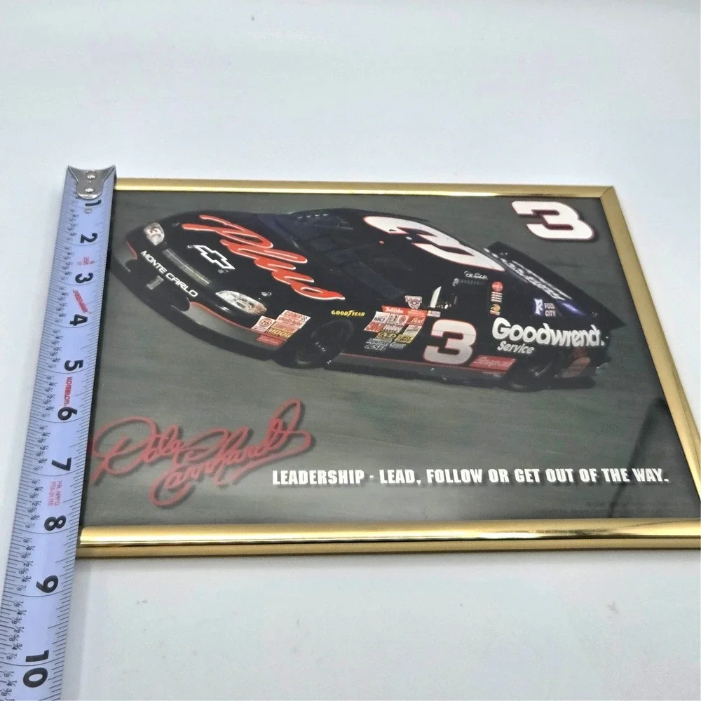 Dale Earnhardt #3 The Intimidator Lot Of Four Framed 8 x 10‎ Pictures NASCAR